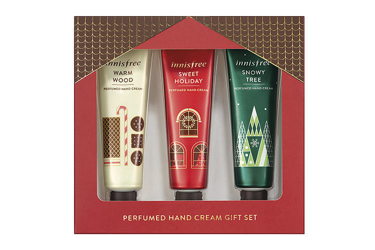 korean beauty products Innisfree Perfumed Hand Cream Gift Set ($17)