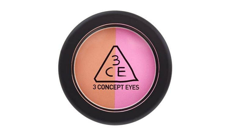 3CE duo color face blush 