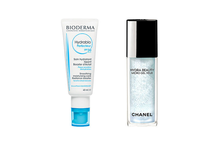 Some of the latest products from Biotherm and Chanel that can keep skin hydrated.